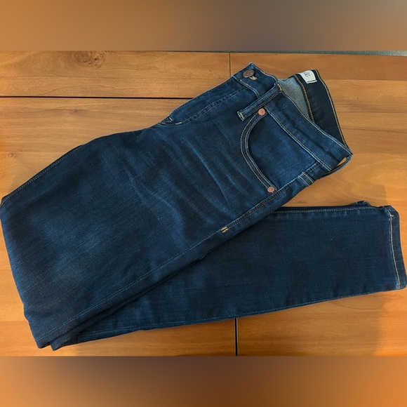 Madewell 9" Mid-Rise Skinny Jeans in Larkspur Wash: TENCEL Denim. Size 26. - Picture 7 of 12